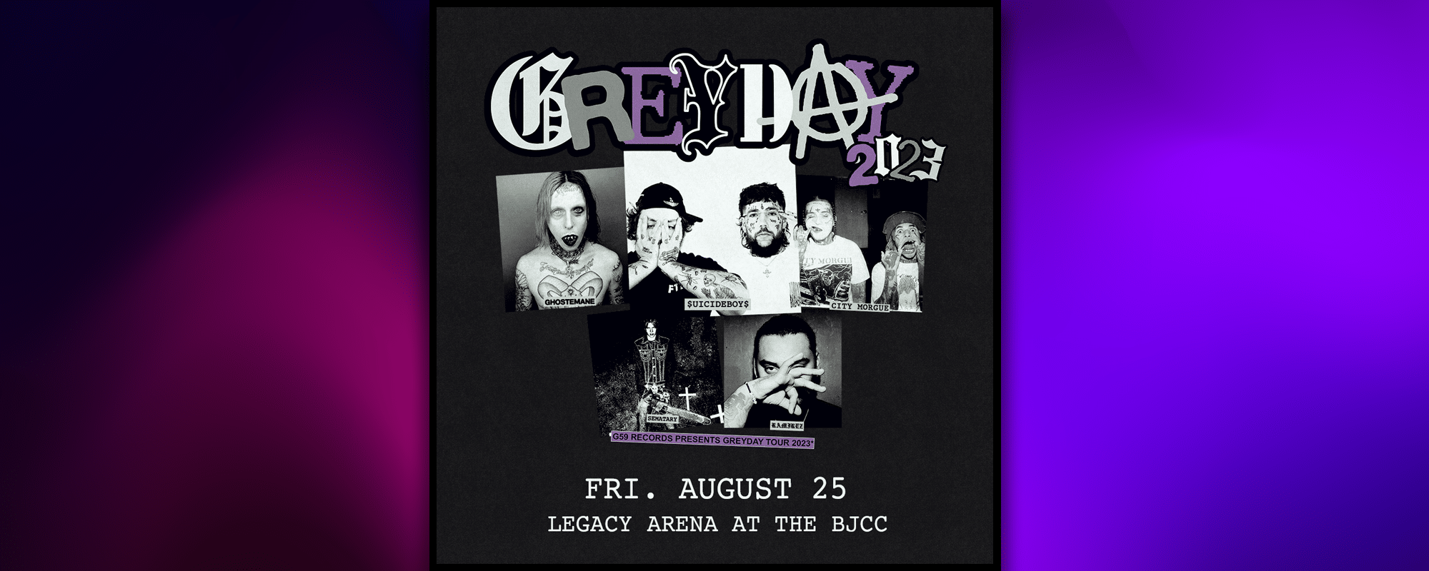 Uicideboy Present Grey Day Tour 2023 Birmingham Jefferson Convention Complex 3873