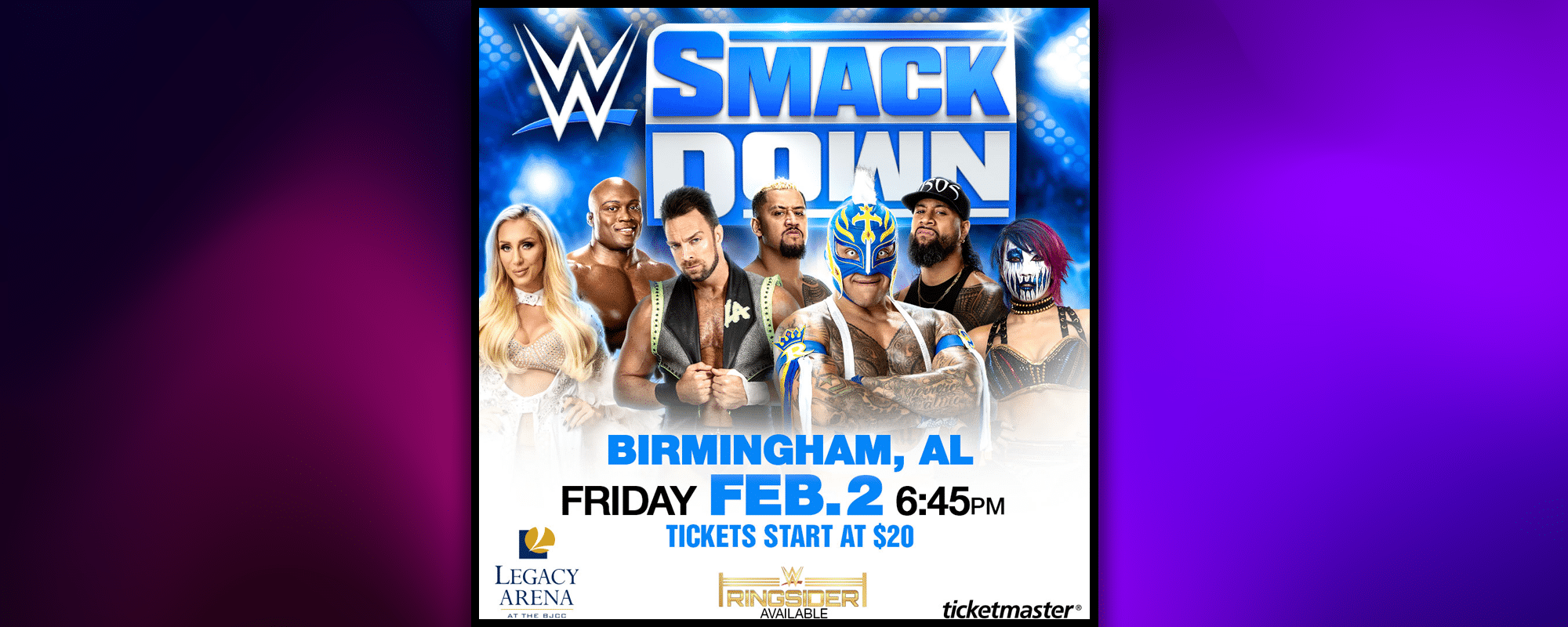 WWE Friday Night SmackDown BirminghamJefferson Convention Complex